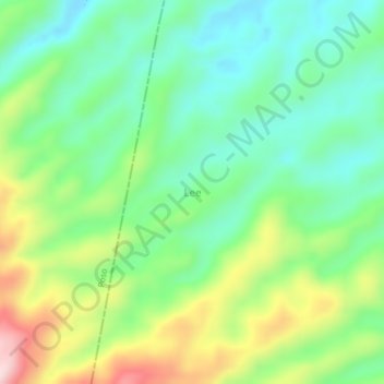 Lee topographic map, elevation, terrain