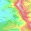 chhana topographic map, elevation, terrain
