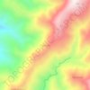 Peruntu topographic map, elevation, terrain