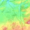 Bouskoura topographic map, elevation, terrain