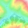 Machail topographic map, elevation, terrain