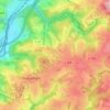 Siefen topographic map, elevation, terrain