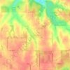 Prairie Highlands topographic map, elevation, terrain