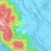 Cafaggio topographic map, elevation, terrain