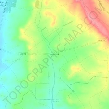 Riosequillo topographic map, elevation, terrain