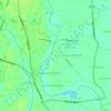 Bejora Uttorpara topographic map, elevation, terrain