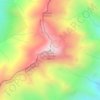 Tapuae-o-Uenuku topographic map, elevation, terrain