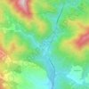 Valsavignone topographic map, elevation, terrain