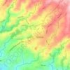Jiménez topographic map, elevation, terrain