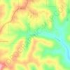 Lake Lucerene Dam topographic map, elevation, terrain