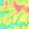 Poulriou topographic map, elevation, terrain