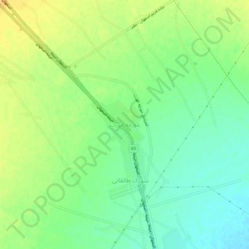 Murchehkhort topographic map, elevation, terrain