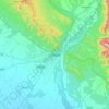 Haridwār topographic map, elevation, terrain