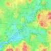 Pallet topographic map, elevation, terrain