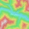 Keojoring topographic map, elevation, terrain