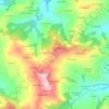 Vidiano topographic map, elevation, terrain