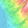 Comon topographic map, elevation, terrain