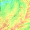 Poucet topographic map, elevation, terrain