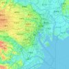 Minato topographic map, elevation, terrain