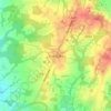 Five Oaks topographic map, elevation, terrain