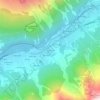 Vers le Nant topographic map, elevation, terrain