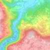 Jurani topographic map, elevation, terrain