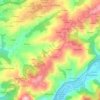Pederne topographic map, elevation, terrain