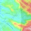 Valiyathovala topographic map, elevation, terrain