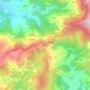 dinapani topographic map, elevation, terrain