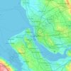 Liverpool topographic map, elevation, terrain