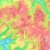 Königsfeld topographic map, elevation, terrain