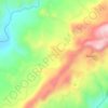 San Luis topographic map, elevation, terrain