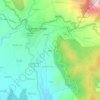 Siyuri topographic map, elevation, terrain