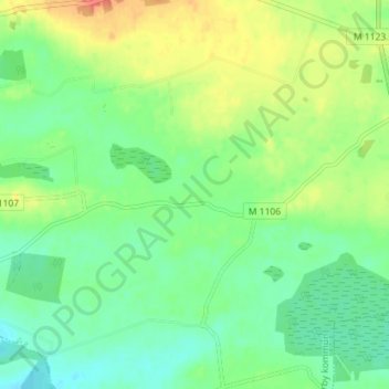 Orås topographic map, elevation, terrain