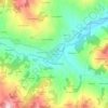 Nibbiano topographic map, elevation, terrain