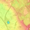 Köttingen topographic map, elevation, terrain