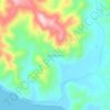 Tegineneng topographic map, elevation, terrain