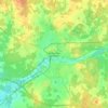 Romorantin-Lanthenay topographic map, elevation, terrain