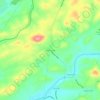 Silver Grove topographic map, elevation, terrain