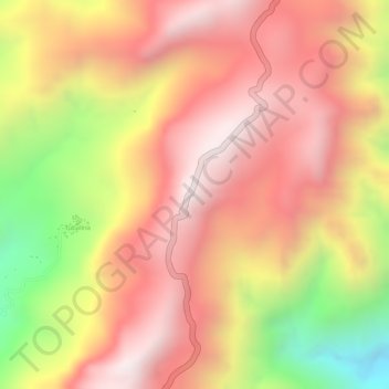 Quirino Skyline topographic map, elevation, terrain