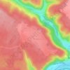 Place Maréchal Leclerc topographic map, elevation, terrain