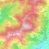 pandar topographic map, elevation, terrain