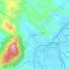 Hapugaspitiya topographic map, elevation, terrain