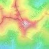 Hochvogel topographic map, elevation, terrain