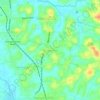 Kanayannur topographic map, elevation, terrain