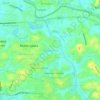 Udahamulla topographic map, elevation, terrain