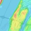Highest Point in Manhattan topographic map, elevation, terrain