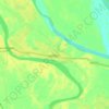 Jangipur topographic map, elevation, terrain