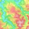 Hausen topographic map, elevation, terrain
