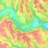 Rennerdale topographic map, elevation, terrain